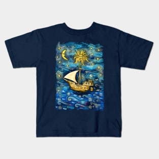 The sea we didn't sail Kids T-Shirt
